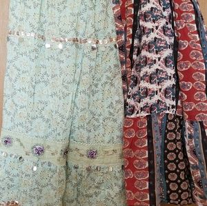 ITEM DONATED Vintage bohemian style skirts